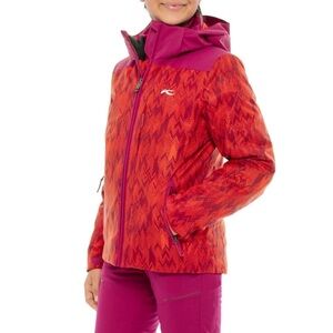 KJUS Girls Surface Red and Purple Kids Jacket Size 8 (128)